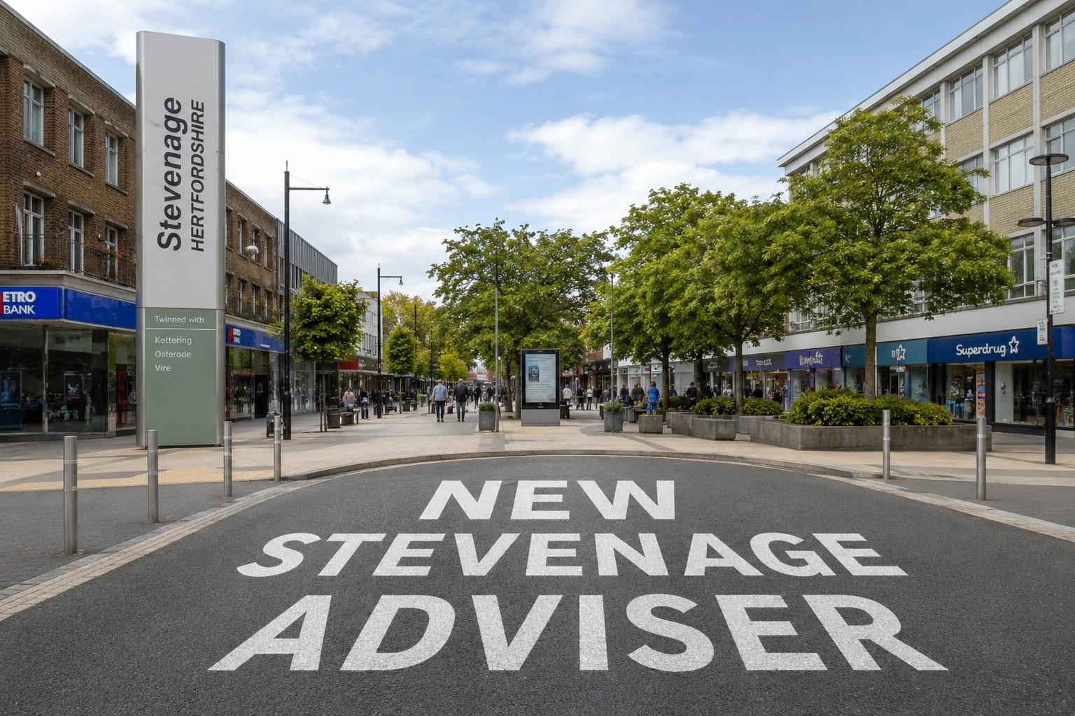 NEW ADVISER FOR STEVENAGE