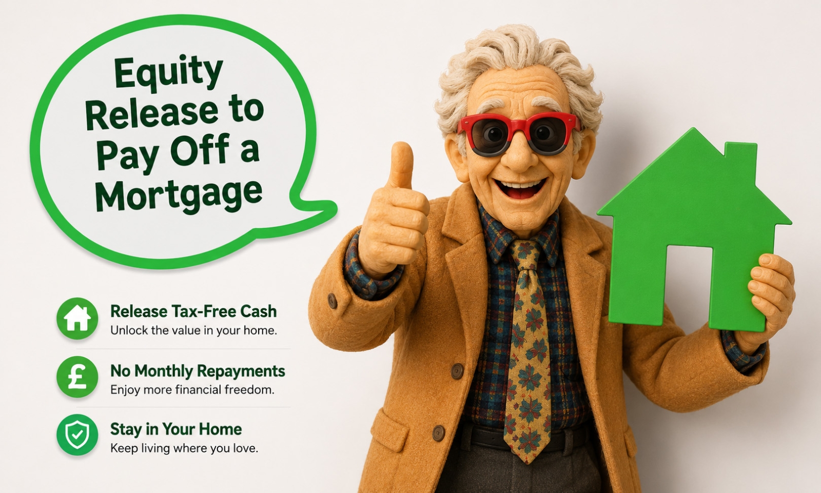 use equity release to pay off my mortgage